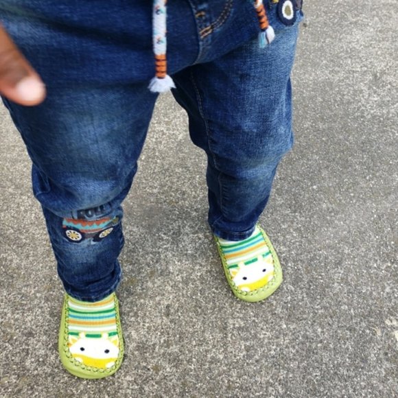 Baby Shoes Socks Animal Infant Sock Shoe Pink New - Picture 10 of 14